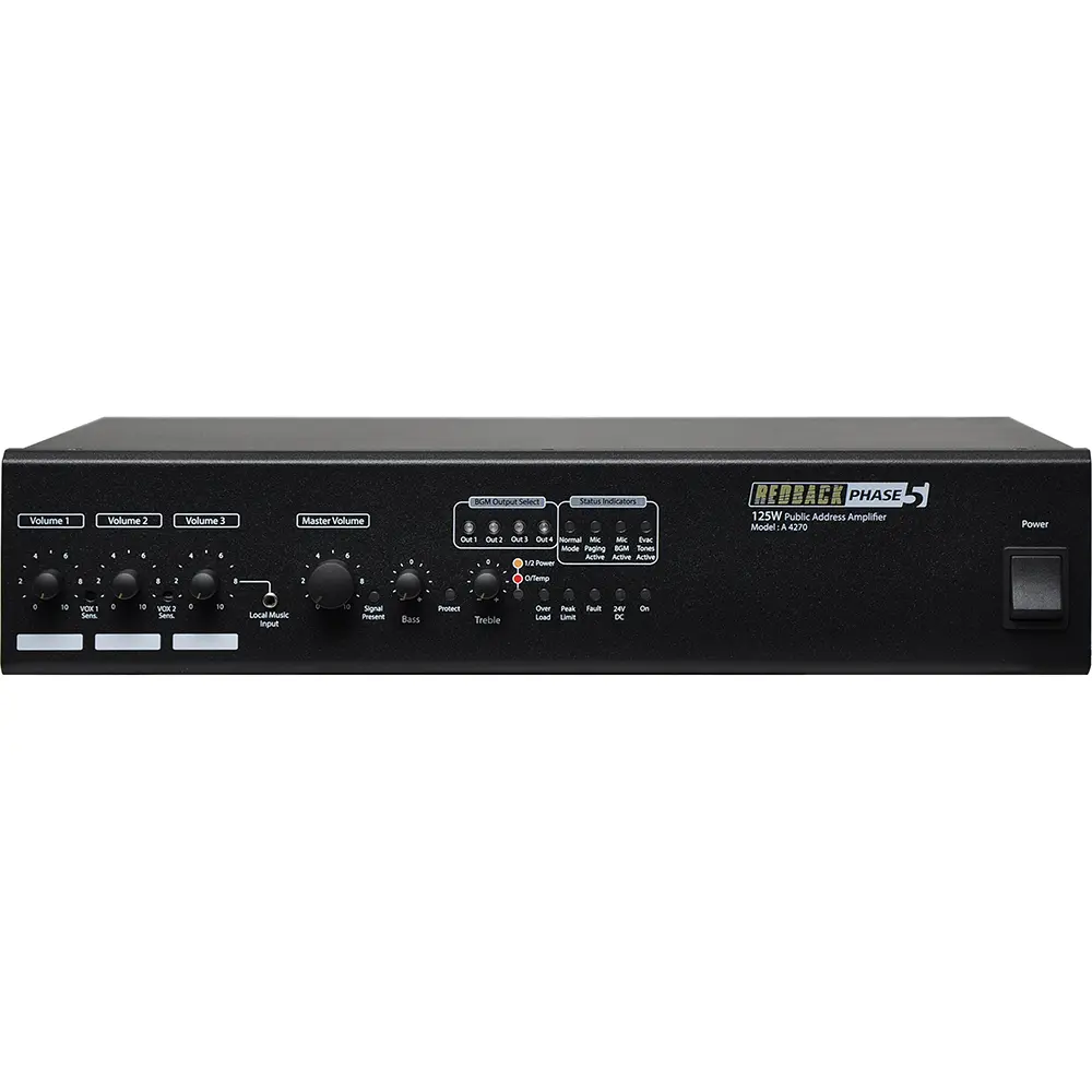 AMPLI MIXER 100V 125W 4 ZONES