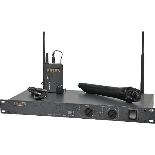 [ARC-C8882] kit micro UHF (2 émetteurs main + cravate)